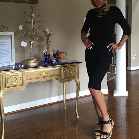 COMFY BLACK DRESS 🖤 - Picture 2 of 4